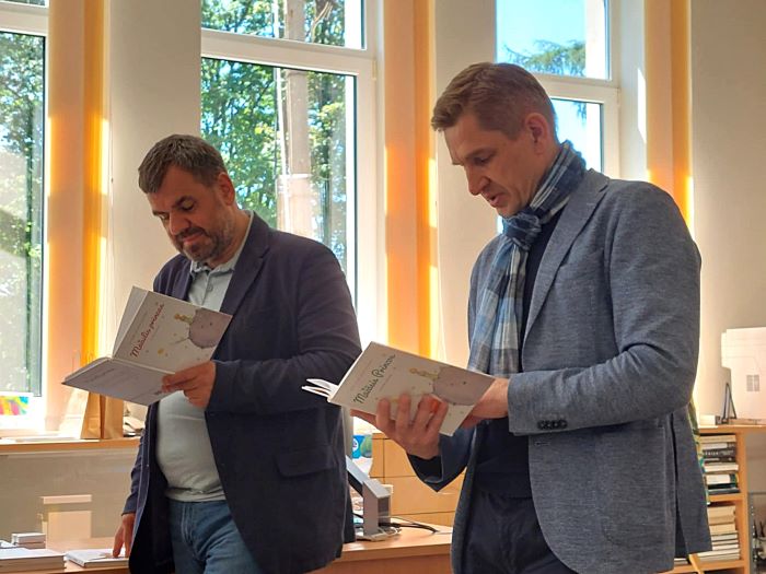 Antuano de Sent Egziuperi knygos „Mažasis princas“ dzūkų tarme pristatymas Dusmenų ir Aukštadvario  bibliotekose