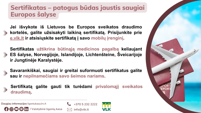 Vienas dokumentas telefone – didelė pagalba kelionėje