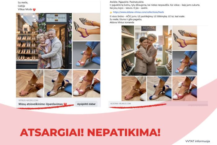 Įspėja apie nepatikimas elektronines parduotuves