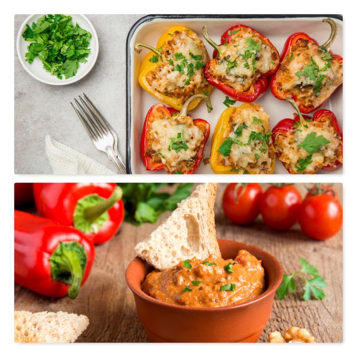 paprika_patiekalai 5 pigūs ir lengvi patiekalai su paprikomis