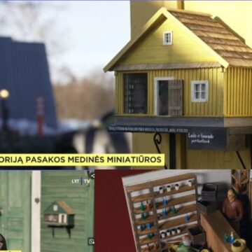 Medinės architektūros miniatiūros Trakuose pasakoja miesto istoriją