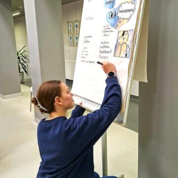 „Žodžiai, kurių pasigendu“ – prasminga ir žaisminga akcija Lentvario bibliotekoje
