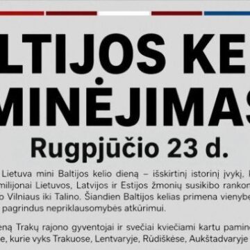 Baltijos kelio minėjimas