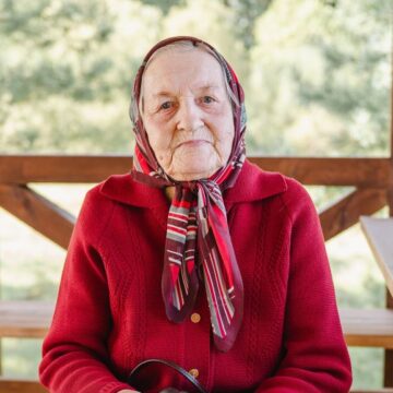 Vladislava_Juneviciene Su 90-uoju jubiliejumi Vladislavą Junevičienę sveikina Kareivonių kaimo bendruomenė