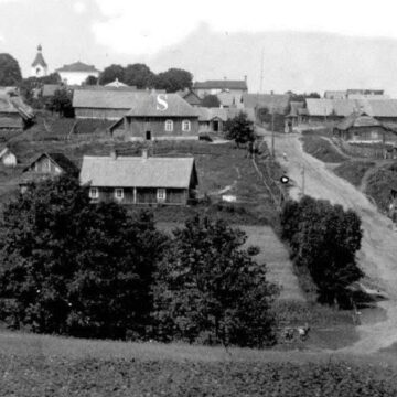 aukstadvaris_sinagoga_1925_Yad_Vashem Vydas Narvidas. Aukštadvario žydų tragedija