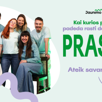 savanoriai_Jaunimo „Jaunimo linija“ ieško naujų savanorių: kai kurios patirtys įrašomos į CV, o kai kurios – į gyvenimą