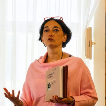 Karina_Firkaviciute_foto_Arturo_Jonkaus Knygos apie karaimų dvasininką Mykolą Firkovičių sutiktuvės