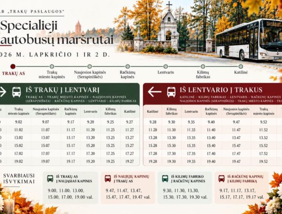 specialieji_marsrutai_velines Specialieji autobusų maršrutai Lapkričio 1 ir 2 dienomis