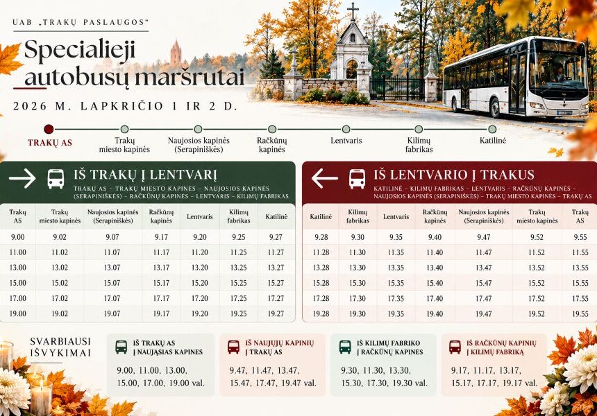 specialieji_marsrutai_velines Specialieji autobusų maršrutai Lapkričio 1 ir 2 dienomis